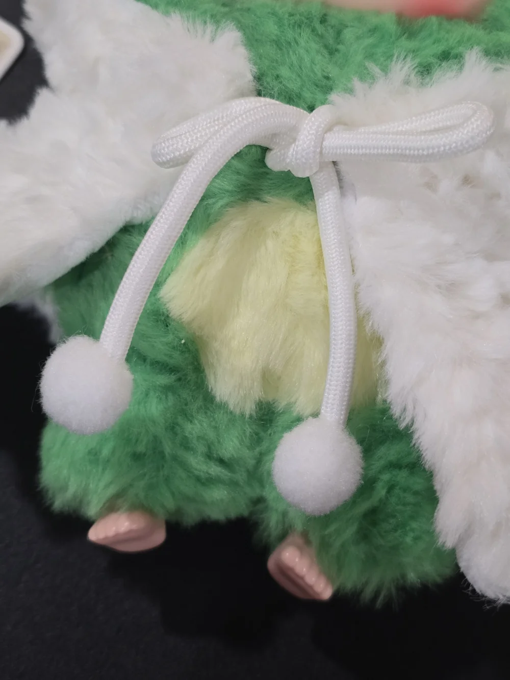 Baby Three Im Not A Warrior Frog with Sheep Cape Design Face & Eyes